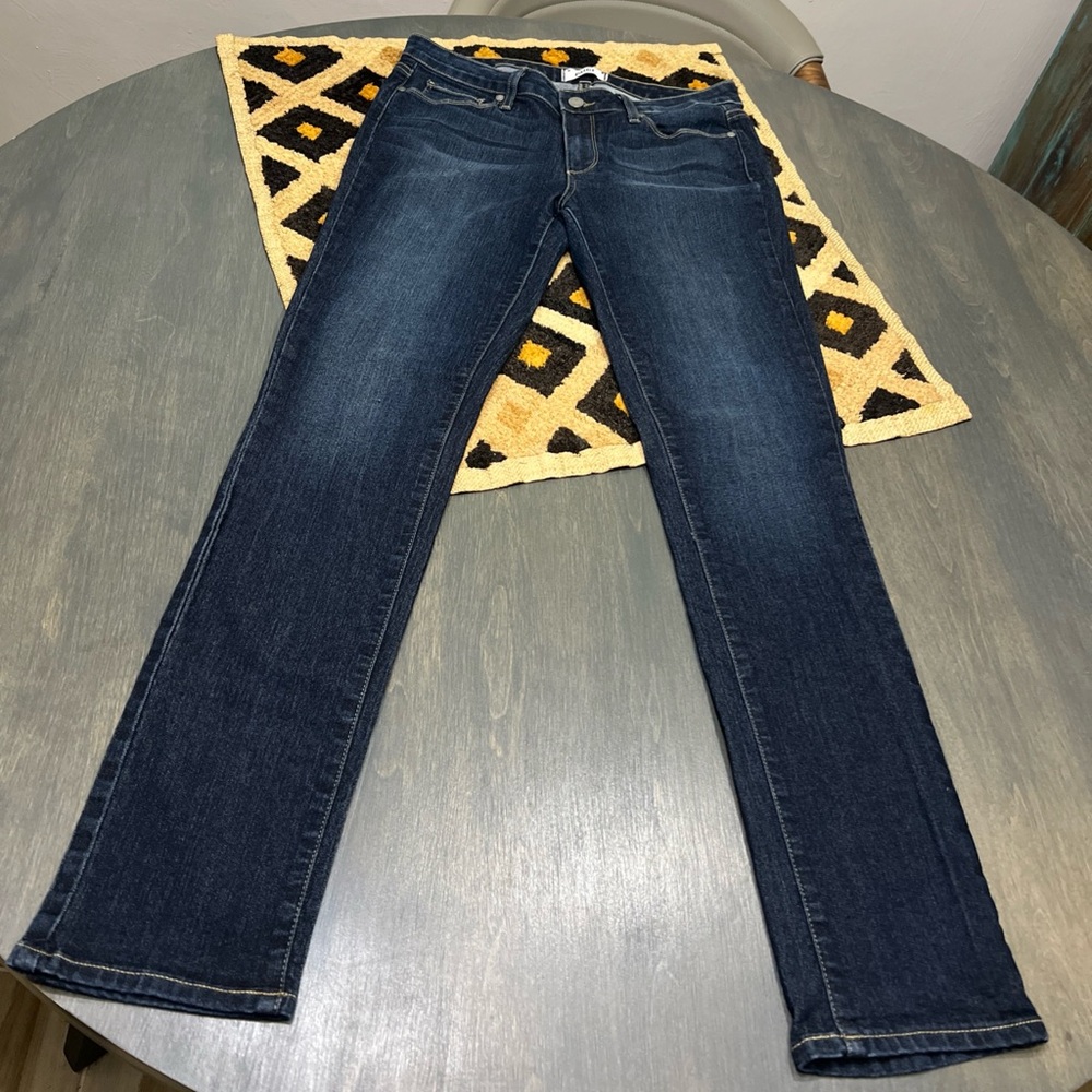 Paige Skyline Skinny Jeans Dark Wash Sz 30 EUC